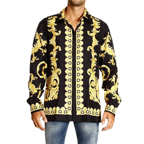 camicia versace vintage uomo|VERSACE.